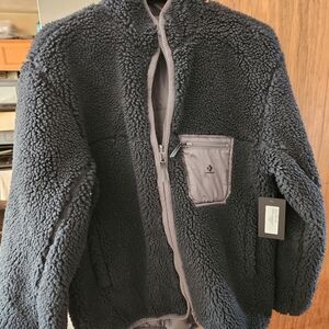 Converse Charcoal Fleece Performance Jacket